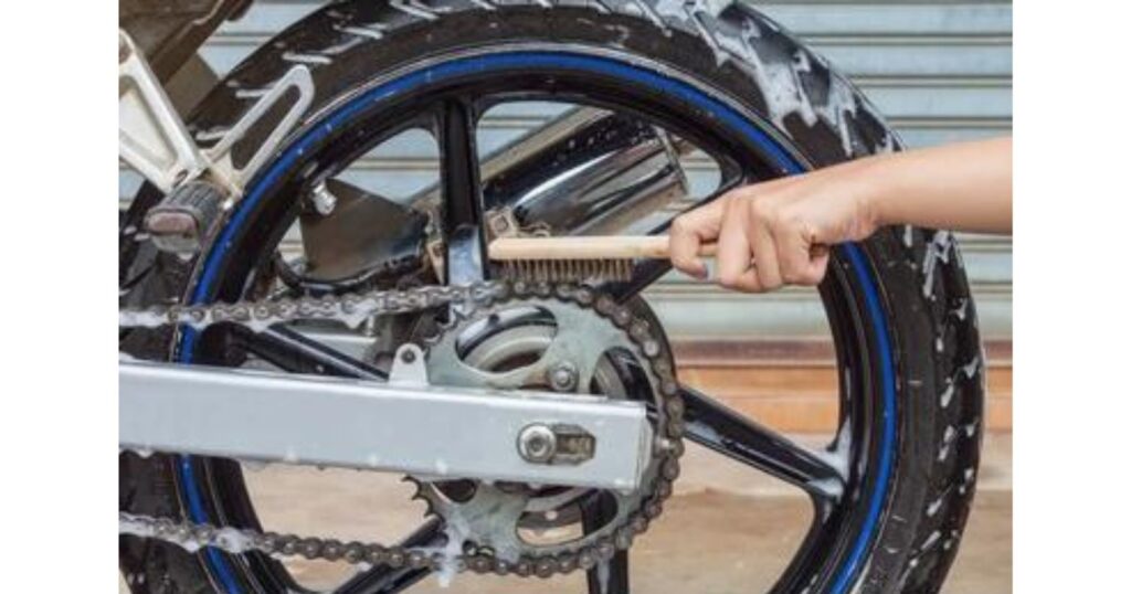 Clean Your Motorcycle Chain at Home