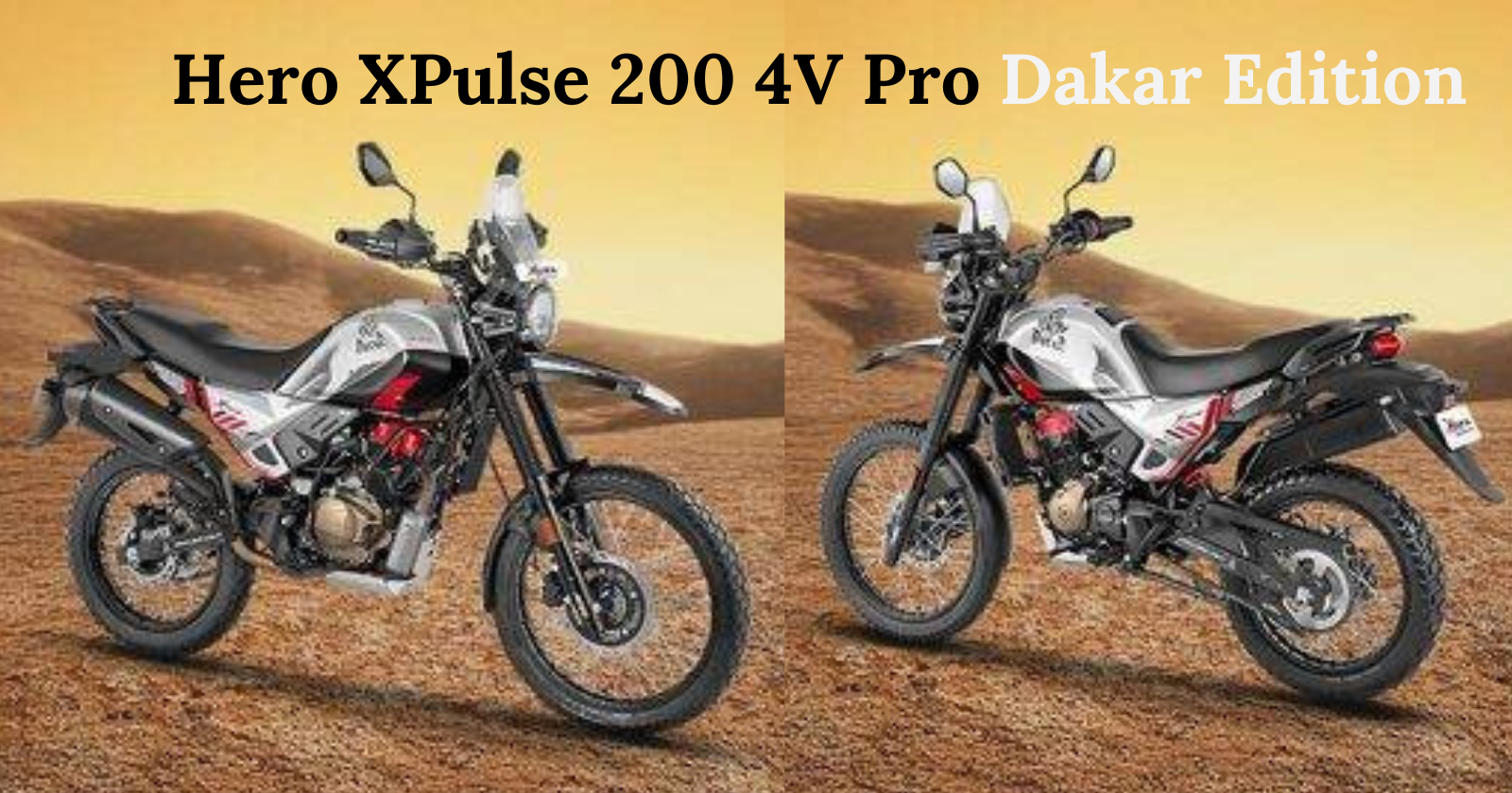 Hero XPulse 200 4V Pro Dakar Edition Unveiled in India at ₹1.67 Lakh