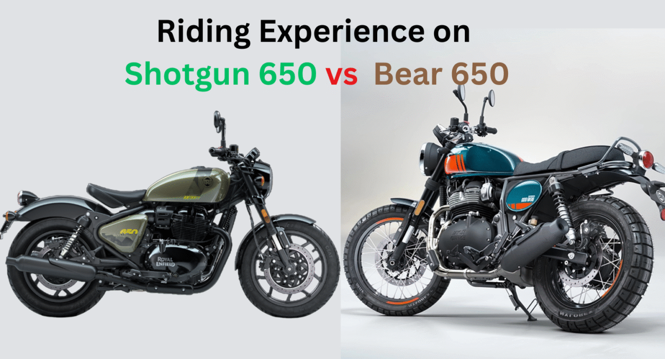 Royal Enfield Bear 650 and Shotgun 650 ready to compare, find the best one for yourself