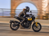2025 Triumph Speed Triple 1200 RS rolling on the open highway