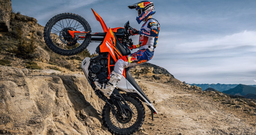 ktm 390 enduro r have more suspension travel