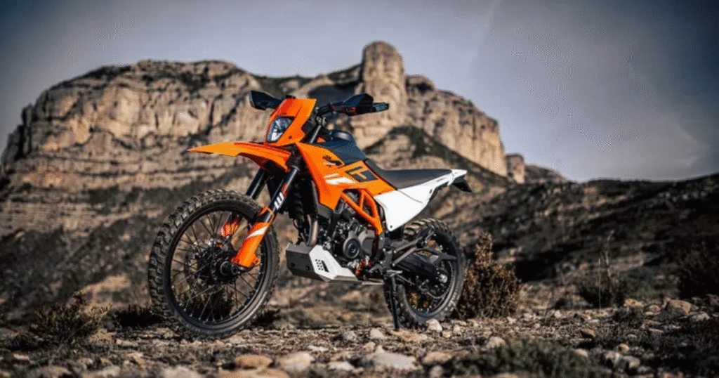 ktm 390 enduro r scenic view mountain