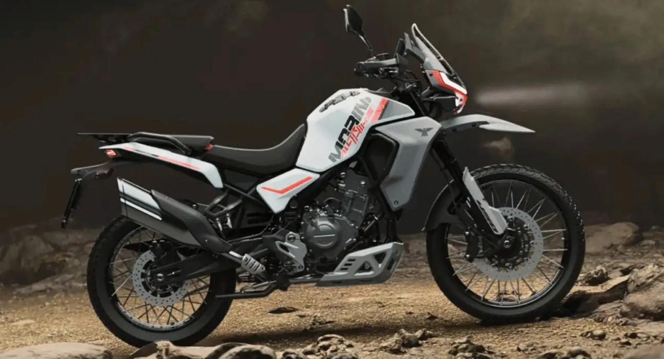 Moto Morini Alltrhike 450 side profile