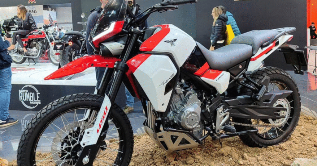 Moto Morini Alltrhike 450 side profile