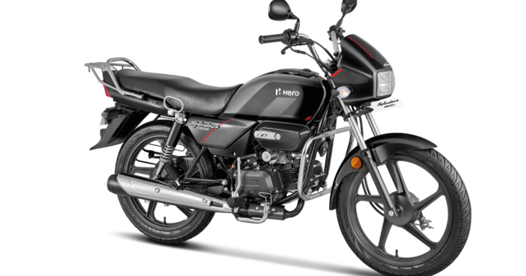 Hero Splendor showcasing its classic design and aesthetics