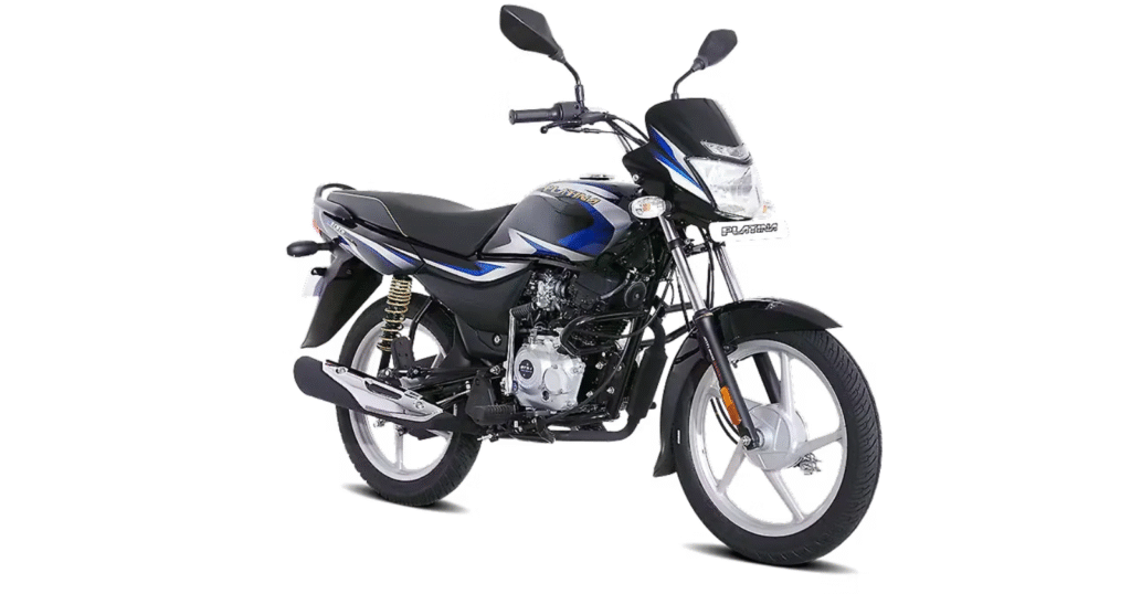 Bajaj Platina known for high mileage and long suspension travel
