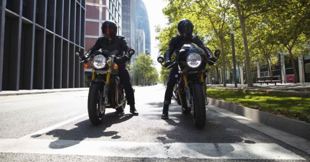 triumph does reaveal anything for Thruxton 400 yet but as we have already seen the Thruxton 1200