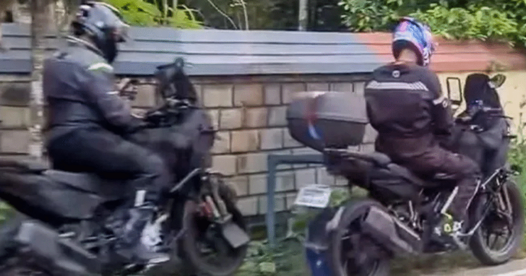 Riders testing TVS RTX 300