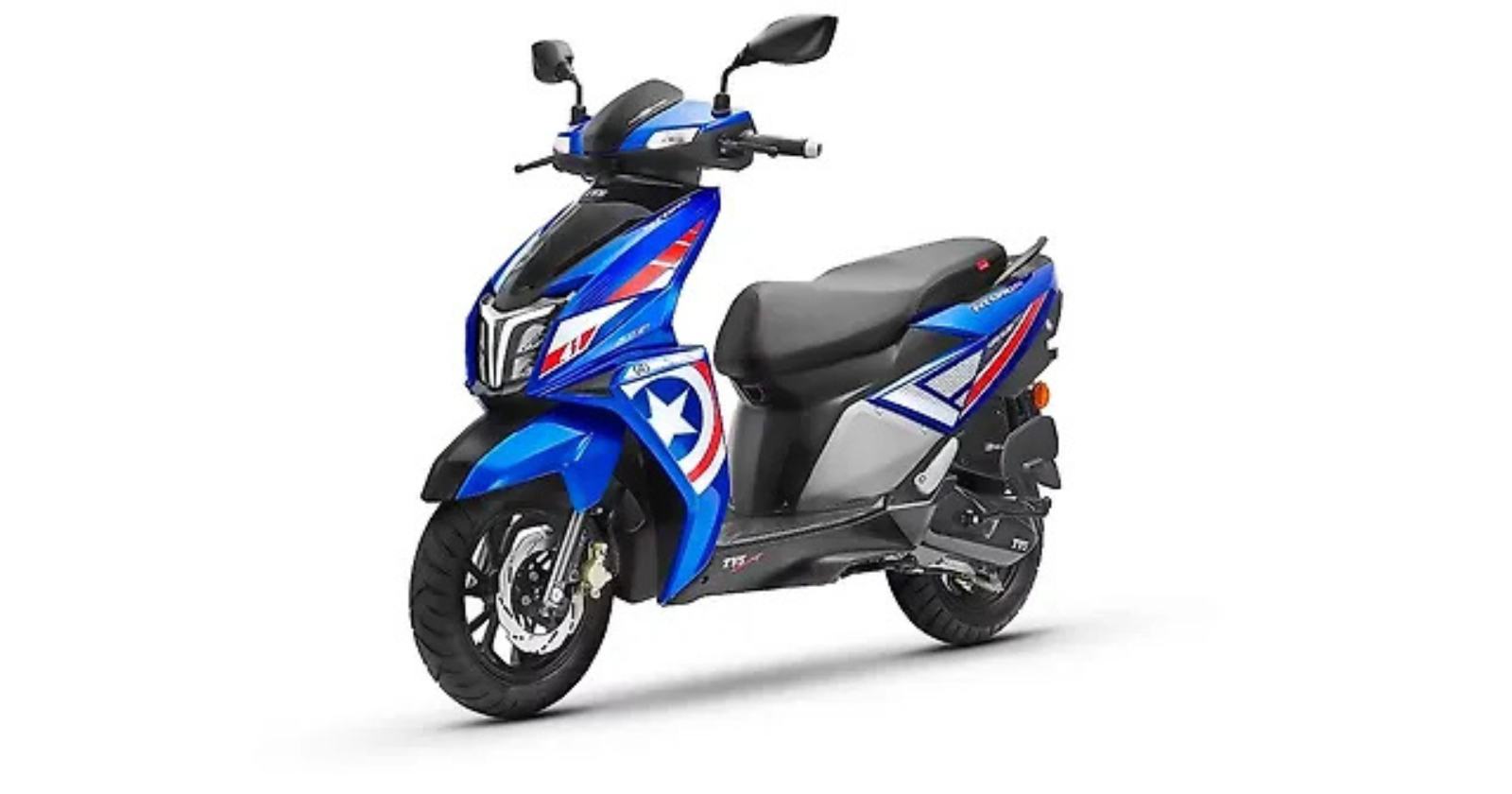 TVS Ntorq 125 Super Squad Edition: Captain America Joins Your Commute