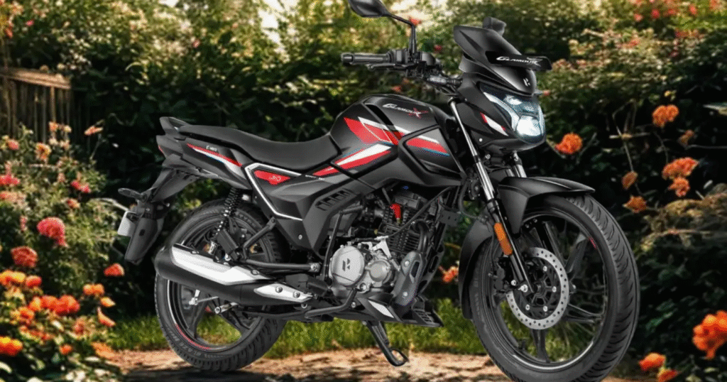 Hero Glamour X 125 side profile
