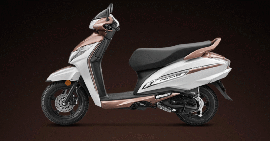 Honda Activa E Variant with Dual Swappable Batteries