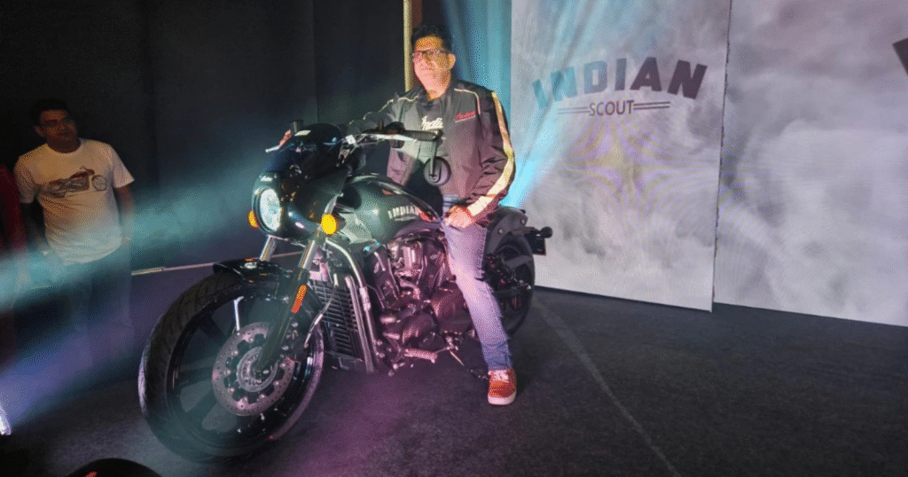 Indian Super Scout 2025 flagship model showcased in India