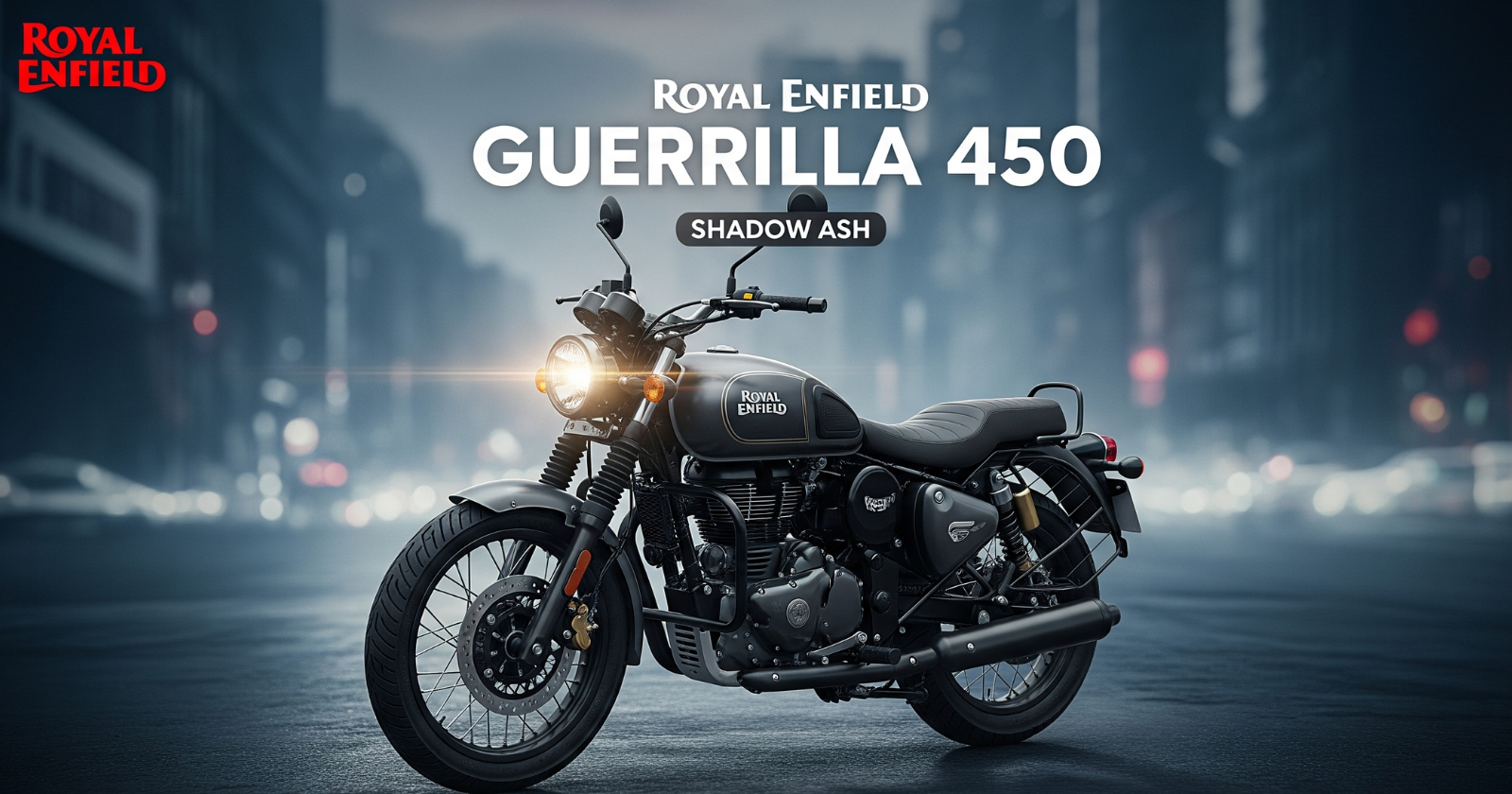 Royal Enfield Guerrilla 450 Shadow Ash Brings Bold Design and Modern Tech