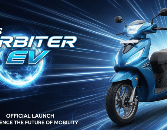 TVS Orbiter EV official launch poster