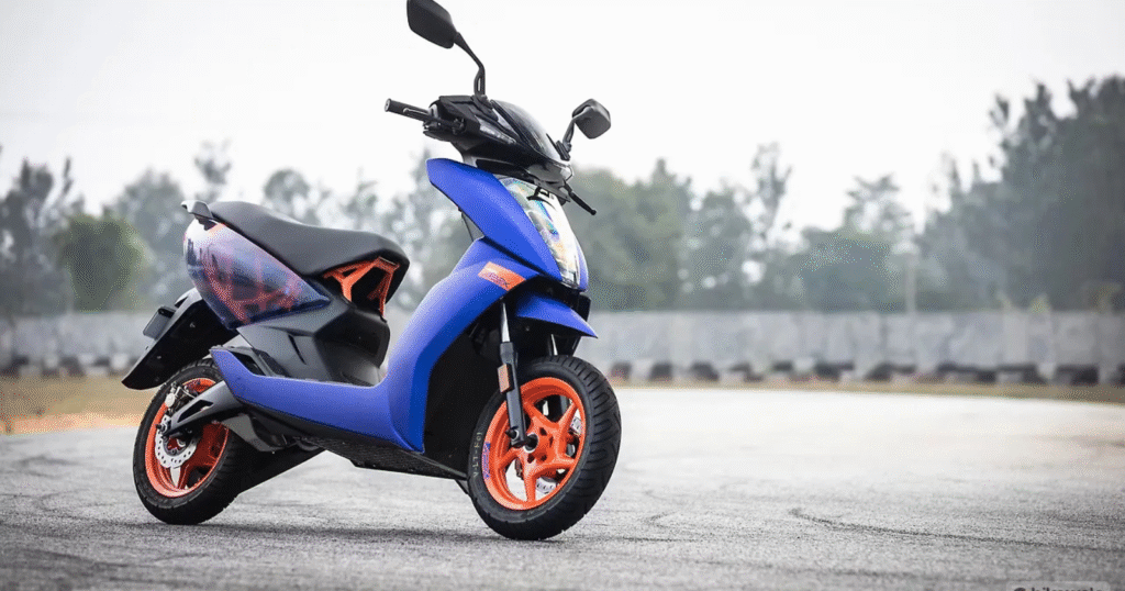 Ather 450 Apex 2025 electric scooter with transparent panels