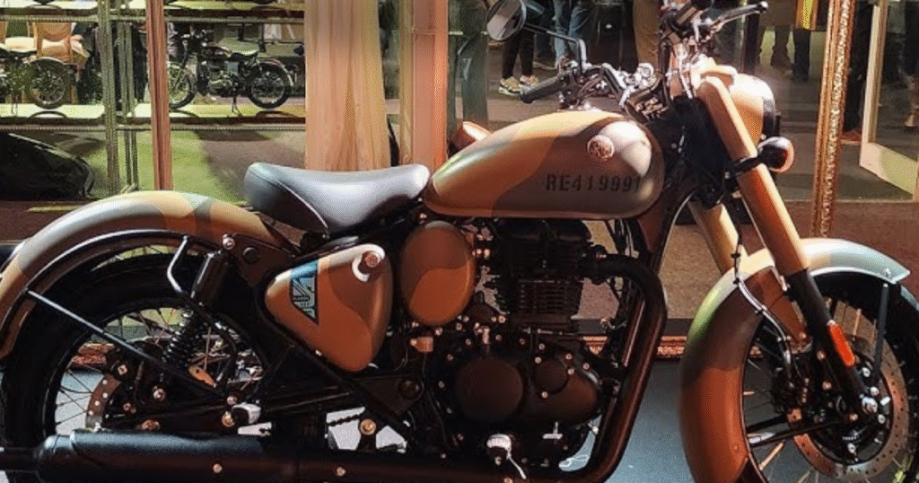 Classic 350 motorcycle with updated Royal Enfield new price after GST