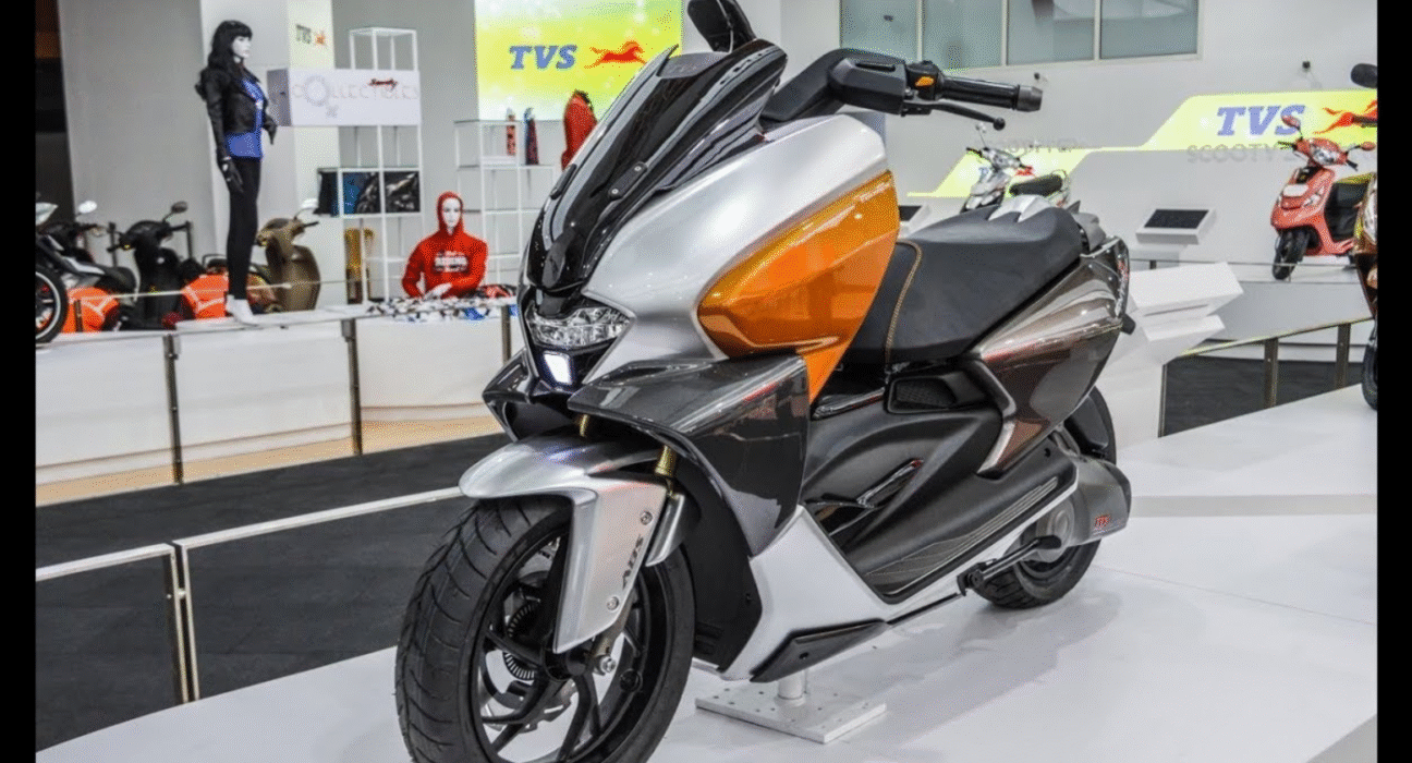 TVS NTorq 150 scooter side view