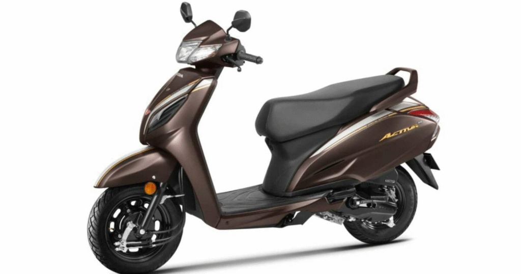 Left Honda Activa 7G 2025in Brown Colour