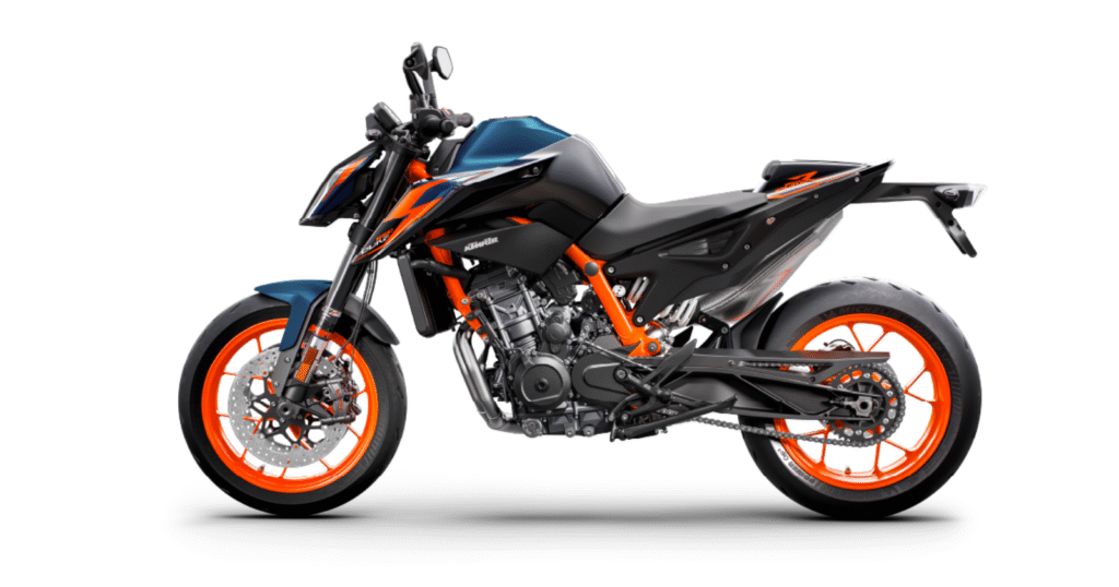 KTM Duke 890 R braking system with Brembo calipers and dual discs