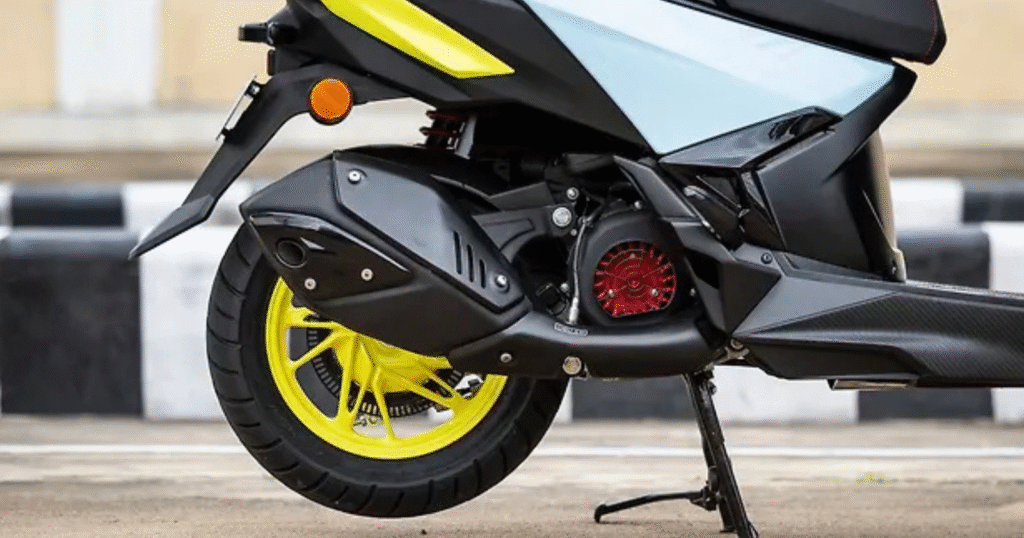 Rear Alloy Wheel with Drum Brake of Tvs Ntorque 150
