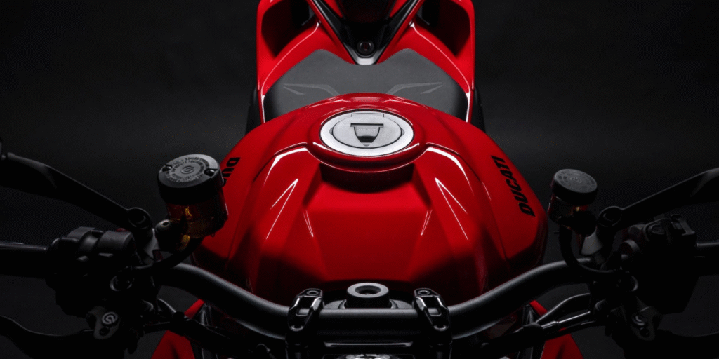 Ducati Streetfighter V2 design updates including new handlebar