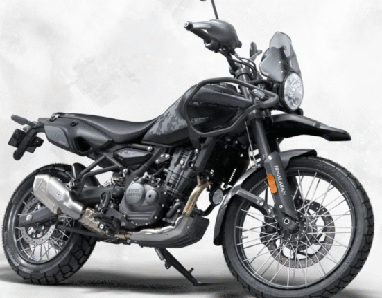 Royal Enfield Himalayan 450 Mana Black Edition debuts at EICMA 2025, showcasing its bold design and Sherpa 450-powered adventure spirit