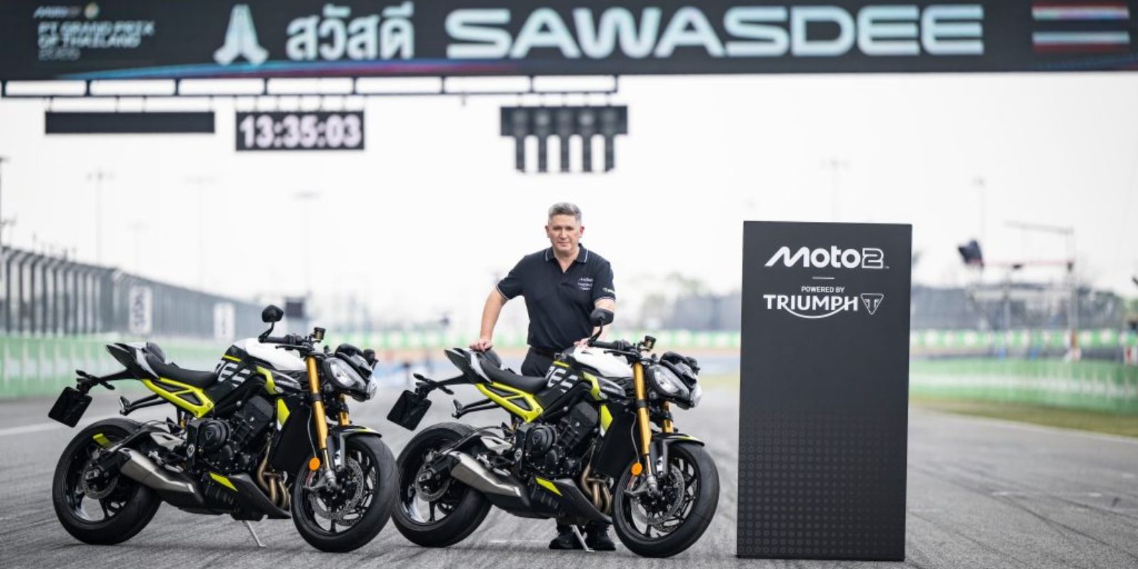 Triumph Motorcycles Unveils Special Street Triple 765 Moto2 Edition Prize Bikes for 2026 Triumph Triple Trophy