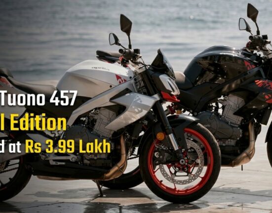 Aprilia Tuono 457 Special Edition launched in India at Rs 3.99 lakh with two new colour options